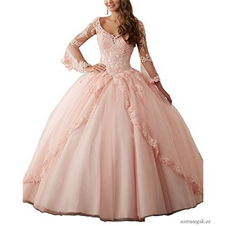 vestido-rosa-manga-larga-52_9 Розова рокля с дълъг ръкав