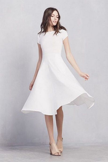 vestidos-de-damas-blancos-14 Бели женски рокли