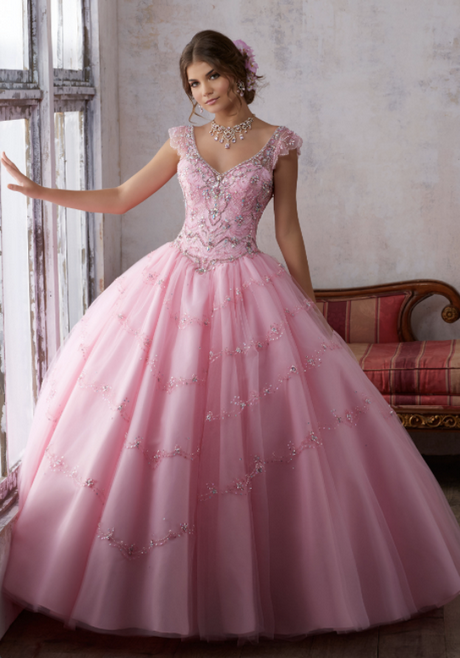 vestidos-de-xv-rosa-05 XV розови рокли