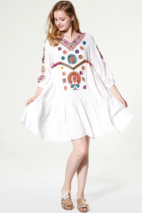 vestidos-hippies-color-blanco-79_16 Бели хипи рокли