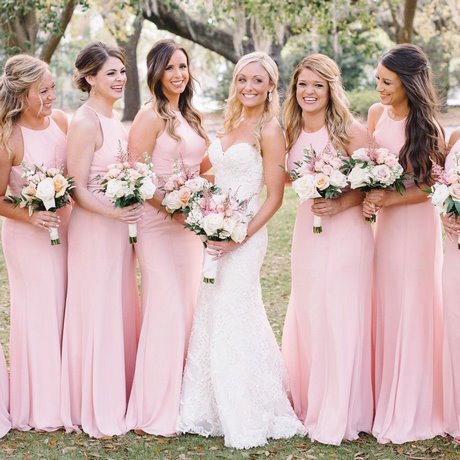 vestidos-rosas-para-damas-de-honor-41_6 Розови шаферски рокли