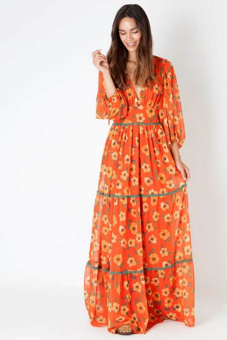 vestido-naranja-largo-70_3 Дълга оранжева рокля