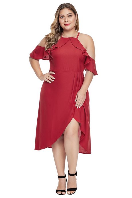 vestido-rojo-talla-grande-72_13 Червена рокля размер плюс
