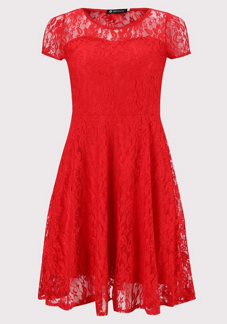 vestido-rojo-talla-grande-72_14 Червена рокля размер плюс