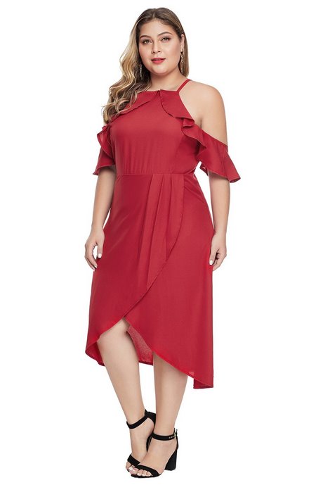 vestido-rojo-talla-grande-72_9 Червена рокля размер плюс