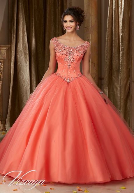 vestidos-de-quince-anos-color-coral-58_17 Рокли от петнадесет години коралов цвят