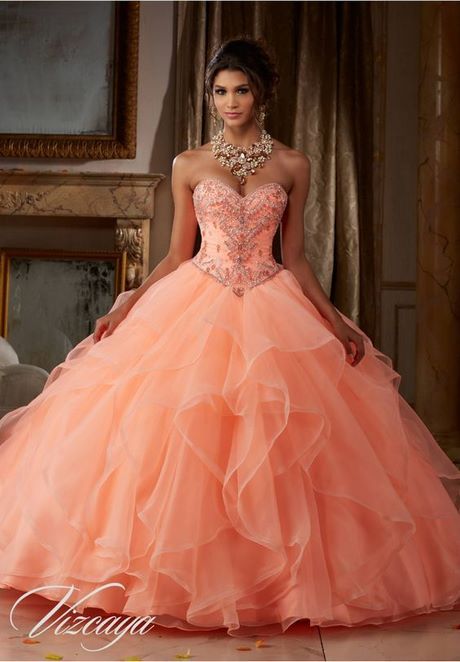 vestidos-de-quince-anos-color-coral-58_6 Рокли от петнадесет години коралов цвят