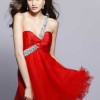 15 къси червени рокли