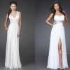 Бели елегантни рокли