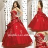 Червени рокли за quinceanera