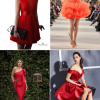2023 червени къси рокли