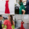 Червени къси абитуриентски рокли 2023