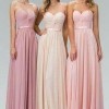 Розови шаферски рокли
