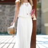Ежедневни дълги бели рокли