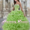 Green quinceanera dresses