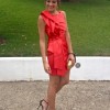 Къса червена рокля за сватба dia