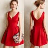 Червени и къси рокли