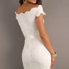 Къса бяла рокля за сватба
