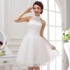 Бели елегантни къси рокли